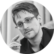 Portrait of Edward Snowden, computer security consultant